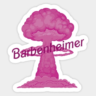 Barbie x Oppenheimer Sticker